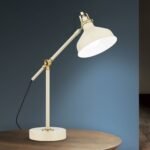 Veioza vintage SCHILLER cu brat flexibil, E14 1x40W otel finisaj kaki-alama antica, 59cm IP20 ORION