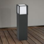 Lampadar de exterior HENRY, E27 1x35W aluminiu finisaj antracit, inaltime  60cm IP44 ORION - imagine 4