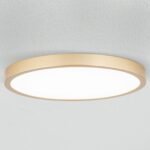 Plafoniera LED LERO, finisaj auriu, rotundă, 30cm LED25W/2400lm/3000K aluminiu IP 20 ORION - imagine 3