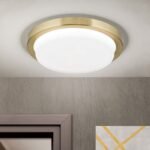 Plafoniera LED LEROX, otel finisaj alama antica, Ø 20cm LED21W/1300lm/3000K IP20 ORION