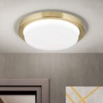 Plafoniera LED LEROX, otel finisaj alama antica, Ø 20cm LED21W/1300lm/3000K IP20 ORION - imagine 2