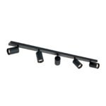 Plafoniera spot SEAN, GU10 5x40W aluminiu finisaj negru, 100x12x6cm IP20 ORION - imagine 2