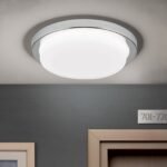 Plafoniera LED LEROX, otel finisaj crom, Ø 20cm LED21W/1300lm/3000K IP20 ORION - imagine 2