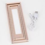 Lampă de masă cu baterie FALTO, 60cm LED 3W/105lm/3000K aluminiu finisaj auriu IP20 ORION - imagine 6