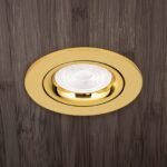 Spot mobil rotund CHOICE GU10 1x50W aluminiu finisaj auriu 9cm IP20 ORION - imagine 4