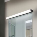 Aplica LED pentru oglindă baie HORIZON, 90 cm,LED18W/1800lm/2CCT 3000/4000K aluminiu finisaj negru IP44 ORION