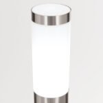 Lampadar de exterior PLENO, E27 1x35W otel inoxidabil finisaj cromat, inaltime 100cm IP44 ORION - imagine 4