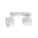 Plafoniera spot SPECTER, LED 2X11W/700lm/DTW 1700-3000K aluminiu finisaj alb-auriu, 19.4x8.4cm IP20 ORION - imagine 2
