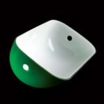 Abajur sticlă de schimb BANKERSLAMP 4-587, finisaj verde lucios, lungime 225mm, lăţime 135mm, inălţime 70mm ORION - imagine 5