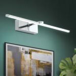 Lampă de tablou LED PUBLIO, pivotant, 50cm LED10W/770lm/3000K otel finisaj crom IP20 ORION