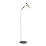 Lampadar LED ODEON, 145cm, LED 5W/440lm/3000K aluminiu finisaj negru-auriu IP20 ORION - imagine 2