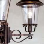 Lampadar pentru exterior KENZO,  E27 3x60W aluminiu finisaj cupru/negru inaltime 260cm IP44 ORION - imagine 3
