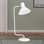 Veioza vintage VIKTORIA, E14 1x40W otel finisaj alb, 51cm IP20 ORION - imagine 4