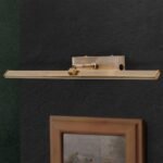 Lampă pentru tablou LED PUBLIO, 55cm, otel finisaj alamă antică 10W/770lm/3000K ORION