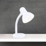 Veioza flexibila NEMO, E27 1x40W otel finisaj alb, 33cm IP20 ORION