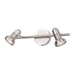 Plafoniera spot SEBA, GU10 2x35W aluminiu finisaj crom satinat, 35x6cm IP20 ORION - imagine 2
