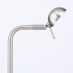 Lampadar LED STUDENT, cu cap mobil, 145cm, LED 5W/270lm/3000K otel finisaj crom satinat IP20 ORION - imagine 5