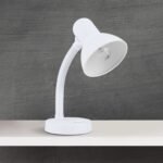 Veioza flexibila NEMO, E27 1x40W otel finisaj alb, 33cm IP20 ORION - imagine 4