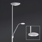 Lampadar LED COBRA, 181cm, LED 23+6W/2300+600lm/2200-6000K otel finisaj crom satinat IP20 ORION