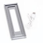 Lampă de masă cu baterie FALTO, 60cm LED 3W/105lm/3000K aluminiu finisaj antracit IP20 ORION - imagine 5