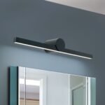 Aplica LED pentru oglindă baie BEAUTY, 61 cm,LED12W/940lm/3000K aluminiu finisaj negru IP54 ORION