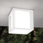 Aplica de exterior HENRY, E27 1x35W aluminiu finisaj alb, diametrul 16cm IP44 ORION