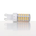 Bec LED  transparent dimabil, G9, 5W, 2700K, 500Lm  lumină albă caldă Lungime 55mm, diametru 19mm ORION - imagine 2