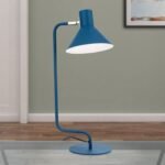Veioza vintage VIKTORIA, E14 1x40W otel finisaj albastru, 51cm IP20 ORION