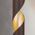 Lampa de podea ELIANO, 195cm 1xE27/60W, cadru otel finisaj auriu antic IP20 ORION - imagine 5