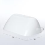 Abajur sticlă de schimb BANKERSLAMP 4-1165, finisaj opal lucios, lungime 150mm, lăţime 95mm, inălţime 60mm ORION - imagine 4