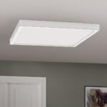 Plafoniera LED LERO, titan, patrat, 30cm LED27W/2700lm/4000K aluminiu IP 20 ORION