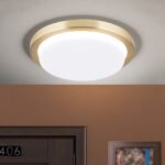 Plafoniera LED LEROX, otel finisaj alama, Ø 20cm LED21W/1300lm/3000K IP20 ORION - imagine 2