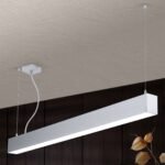 Plafoniera bara LED BROOKLYN, 114 cm, LED30W/2600lm/3000K aluminiu finisaj argintiu periat IP20 ORION
