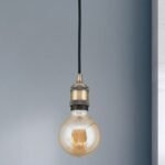 Pendul JAILHOUSE, E27 1x40W fara bec, otel finisaj alama antica, 150cm IP20 ORION - imagine 4
