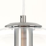 Pendul RICHARD, 127cm 1xE27/40W, cadru otel finisaj crom satinat IP20 ORION - imagine 4