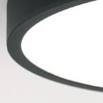 Plafoniera LED BULLY, Ø 14 cm, negru LED12W/820lm/3000K aluminiu IP 20 ORION - imagine 5