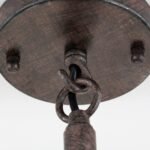 Pendul BASSENA, E27 1x40W fara bec, otel negru-finisaj alama antica, 100cm IP20 ORION - imagine 5