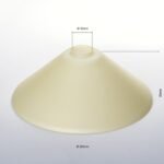Abajur sampanie mata Glas 445, Ø220mm, Orion - imagine 2