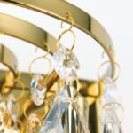 Aplica din cristal CELESTE, 19cm 3xG9/40W sticla cristalina K9, cadru otel finisaj auriu IP20 ORION - imagine 4