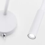 Aplica LED FLEXI cu Brat Flexibil  49cm, LED 3W/150lm/3000K otel finisaj alb IP20 ORION - imagine 5