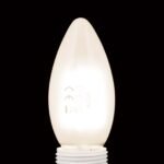Bec LED Lumânare mat dimabil, E14, 2W, 2700K, 180Lm  lumină albă caldă ORION - imagine 5