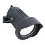 Aplica LED de exterior SPIKE, LED8W/550lm/3000K aluminiu finisaj antracit, inaltime 17cm IP65 ORION - imagine 2