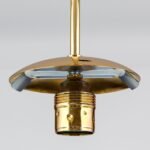 Suspensie pentru abajur cu deschidere de 10 cm, E27 60W Lungime 40 cm, alama aurie ORION - imagine 4