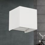Aplica CUBE, GU10 1x40W, aluminiu finisaj alb, 10x10cm IP20 ORION - imagine 5