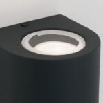 Aplica de exterior LAURENZ, GU10 2x13W cadru otel finisaj antracit, inaltime 19.5cm IP54 ORION - imagine 4