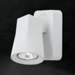 Aplica spot SINEO, GU10 1x35W aluminiu finisaj alb, 13x8cm IP20 ORION