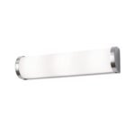 Aplica oglinda baie TEA, cu abajur din sticlă opal mat, G9 3x40W otel finisaj crom satinat, 41cm IP44 ORION - imagine 2
