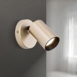 Aplica spot SEAN, GU10 1x40W aluminiu finisaj auriu mat, 12x12cm IP20 ORION