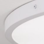 Plafoniera LED LERO, finisaj alb, rotunda, 60cm LED48W/4400lm/3000K aluminiu IP 20 ORION - imagine 6