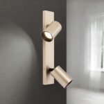 Plafoniera spot SEAN, GU10 2x40W aluminiu finisaj auriu mat, 35x12x6cm IP20 ORION - imagine 3